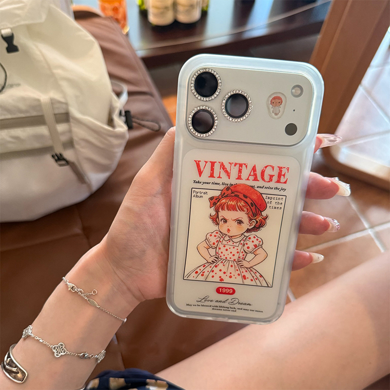 Phone Cases Cool Girl - Cute Akimbo Pouting Girl Frosted Phone