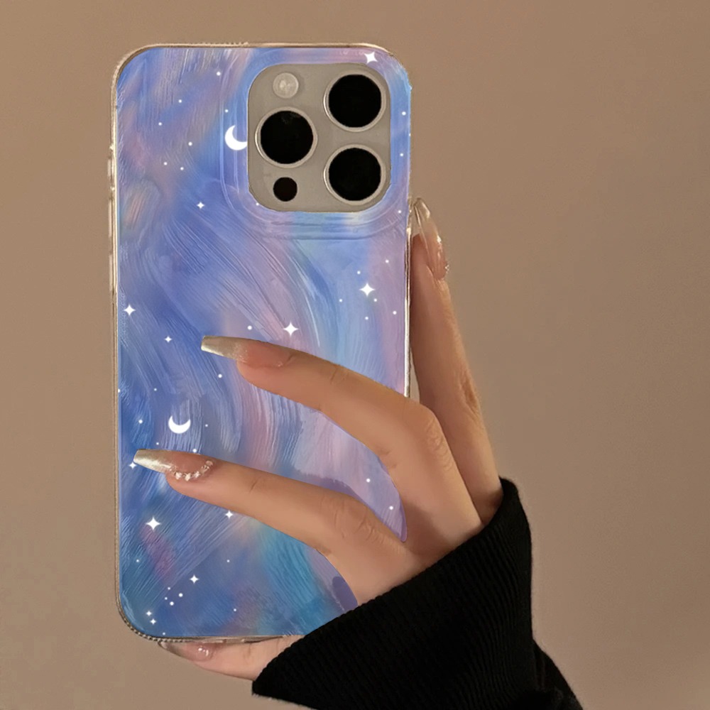 Samsung Galaxy A55 - Fashion Glitter Starry Gradient Hard Phone