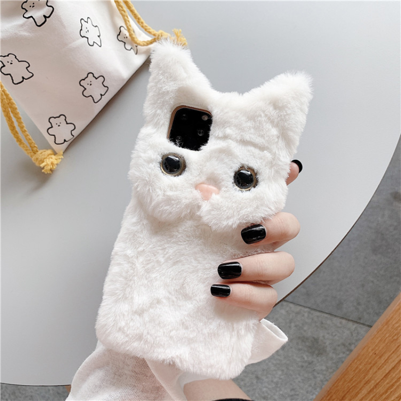 3D Cute Cartoon Cat Furry Plus - Phone Cases Iphone recension och pris