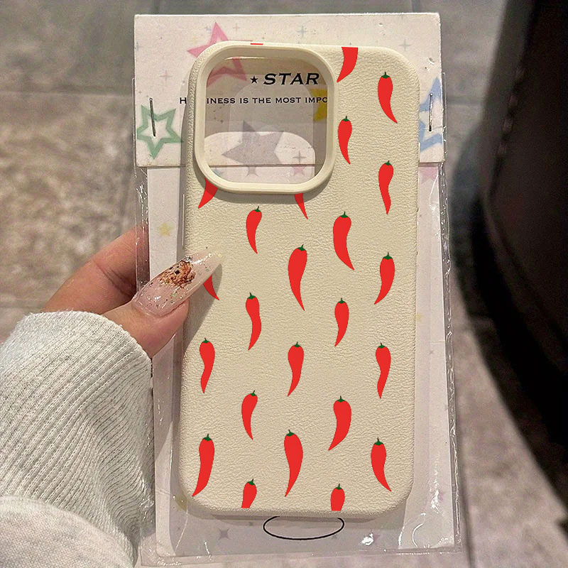 Red Pepper Printed Phone Case  - Phone Cases Red recension och pris