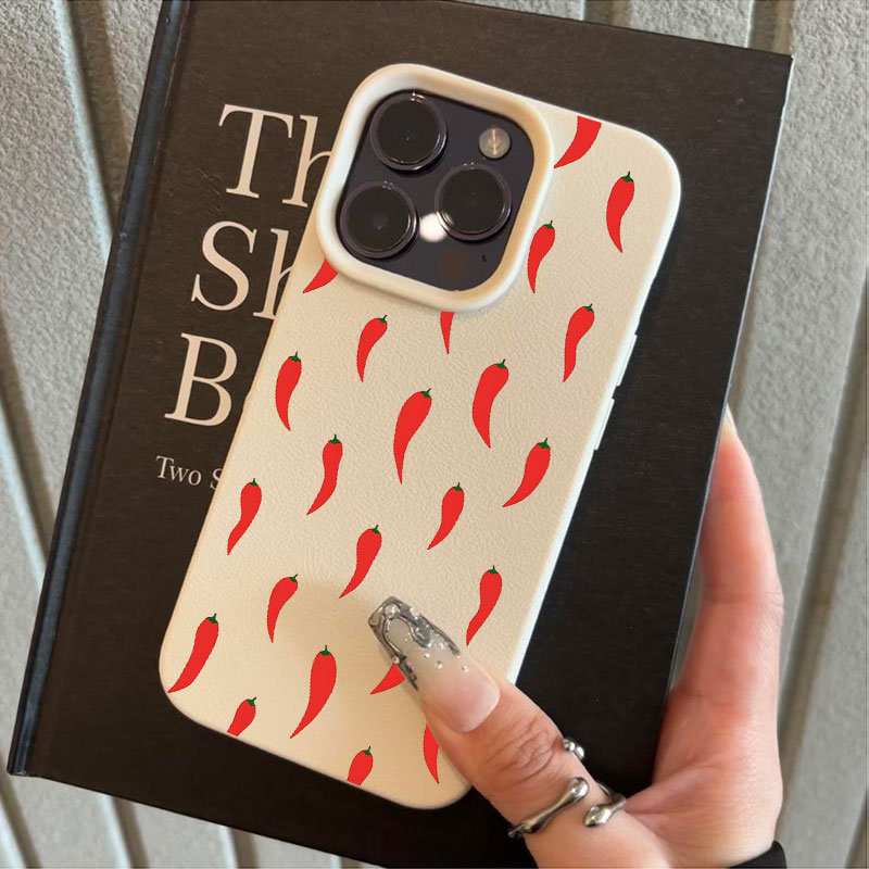 Red Pepper Printed Phone Case  - Phone Cases Red recension och pris