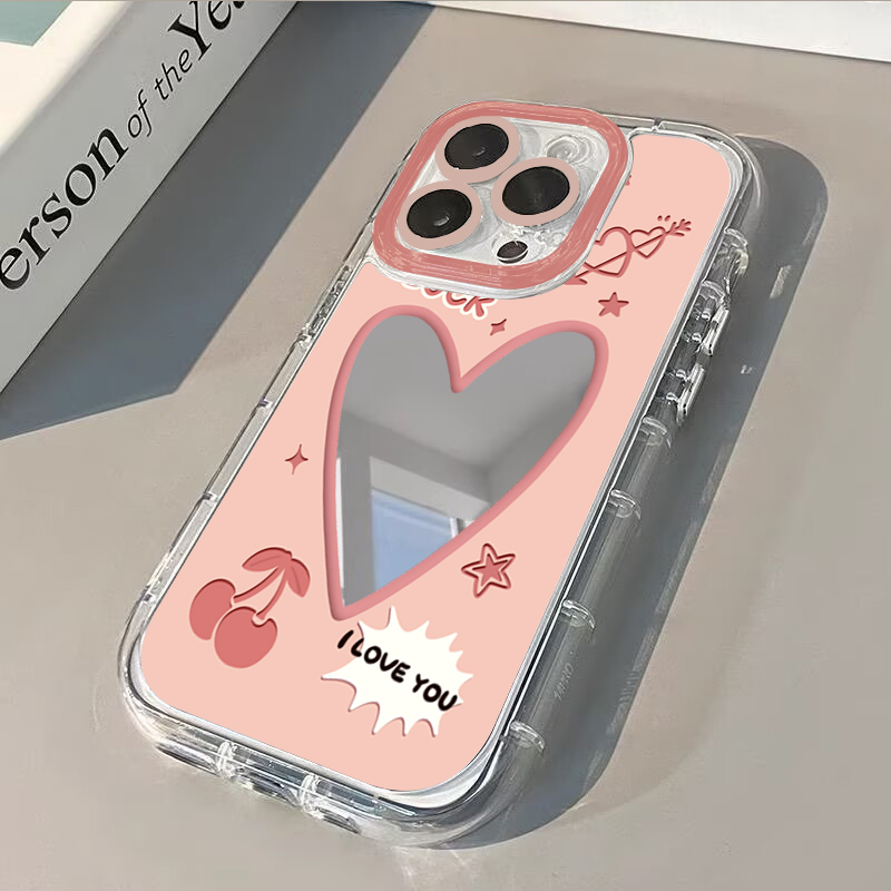 Pink Cherry Heart Love Air Cus - Phone Cases Cool Girl recension och pris