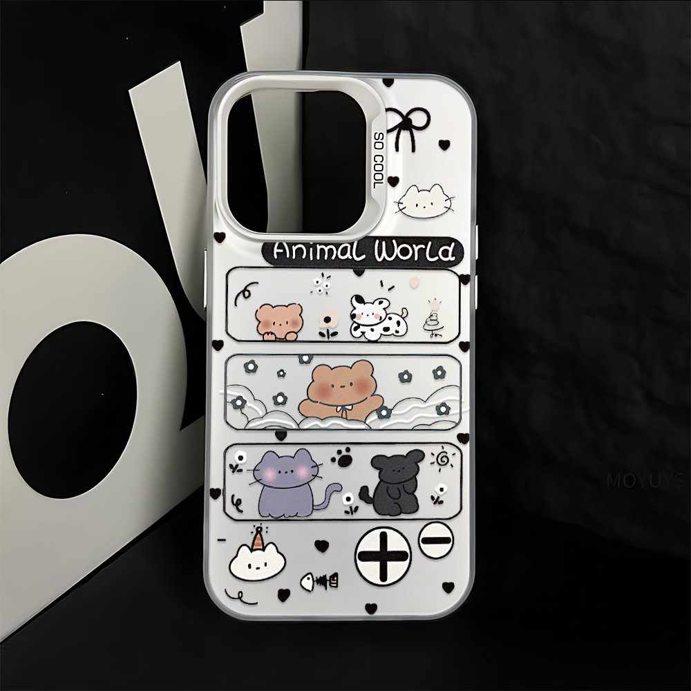 Animal World Cute Pattern Y2K  - Phone Cases Cool Girl recension och pris