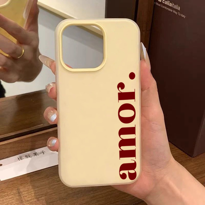 Red Amor. Letter Print Persona - Phone Cases Red recension och pris