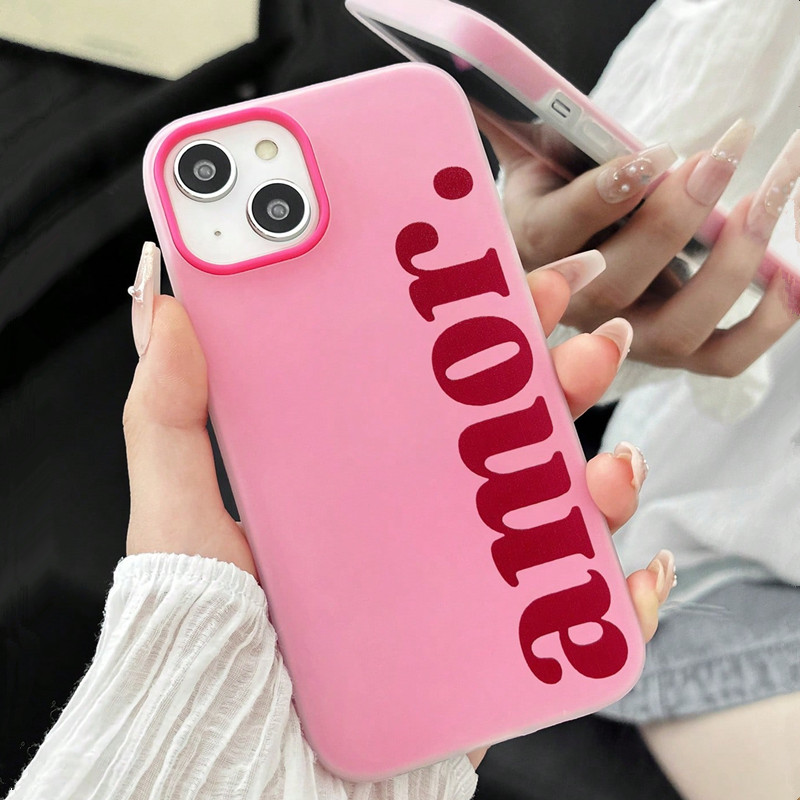 Red Amor. Letter Print Persona - Phone Cases Red recension och pris