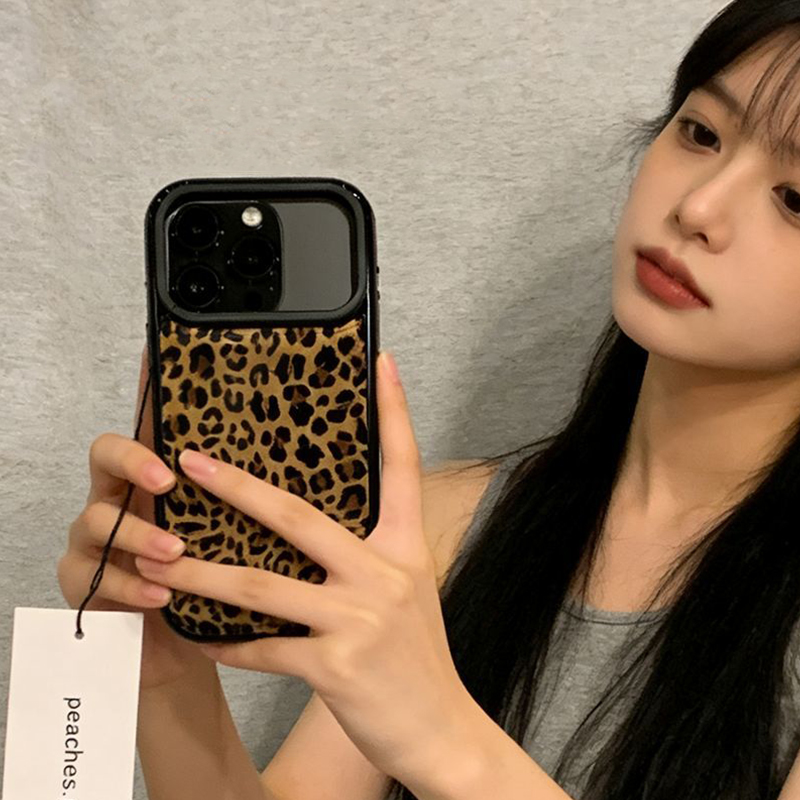 Ins Korean Style Brown Leopard - Phone Cases Brown recension och pris