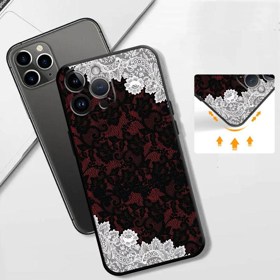 Black And Red Sexy Lace Phone  - Phone Cases Red recension och pris