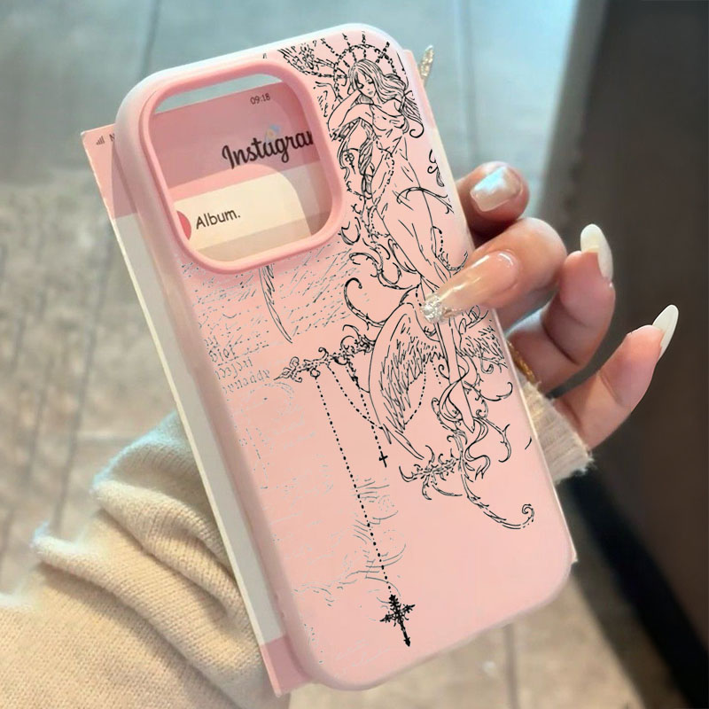 Gothic Style Angel Cross Line  - Samsung Galaxy A55 recension och pris