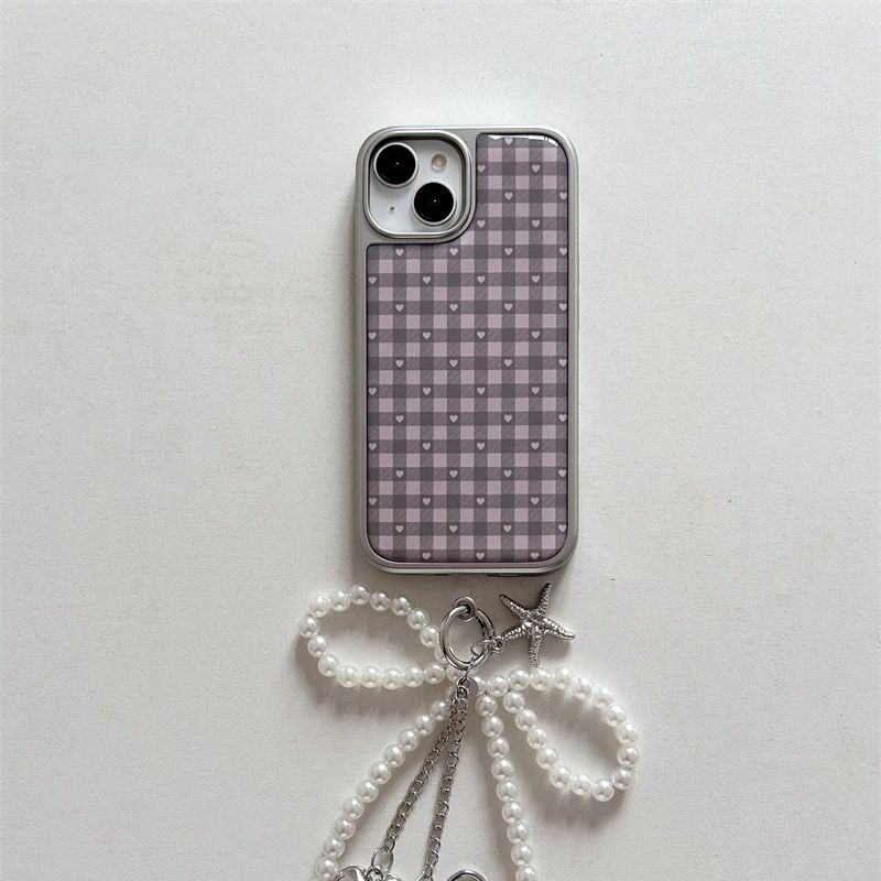 Pink Purple Heart-Shaped Check - Phone Cases Cool Girl recension och pris