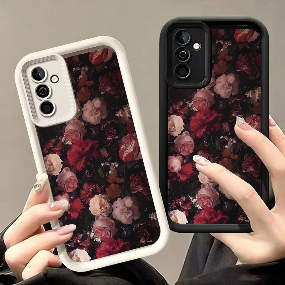 Wine Red Rose Pattern Phone Ca - Phone Cases Red recension och pris