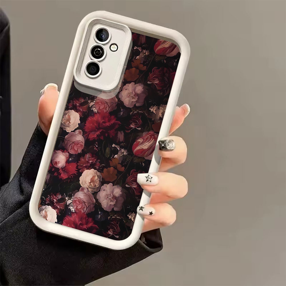Wine Red Rose Pattern Phone Ca - Phone Cases Red recension och pris