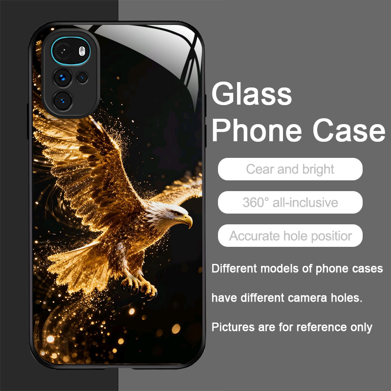 Stylish Eagle Golden Diamond P - Phone Cases Motorola recension och pris