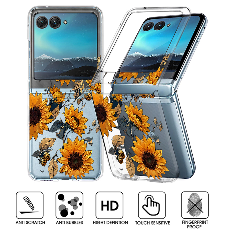 Sunflowers Pattern Clear Phone - Phone Cases Motorola recension och pris