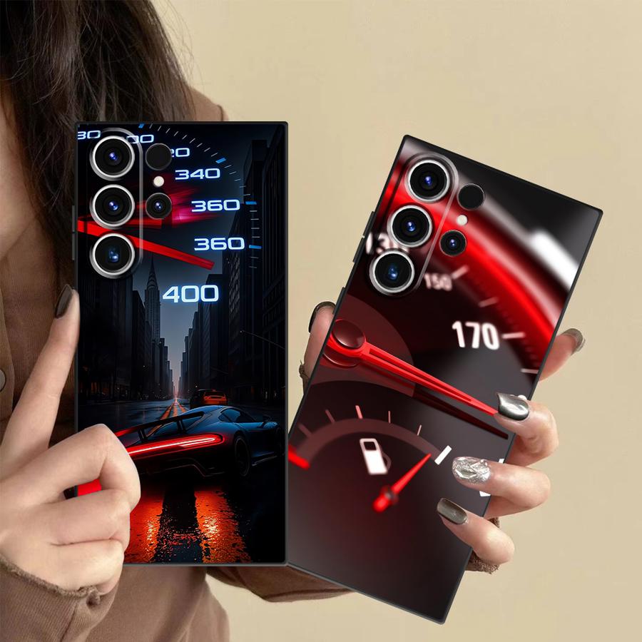 Red Car Gauge Case for Samsung - Phone Cases Red recension och pris