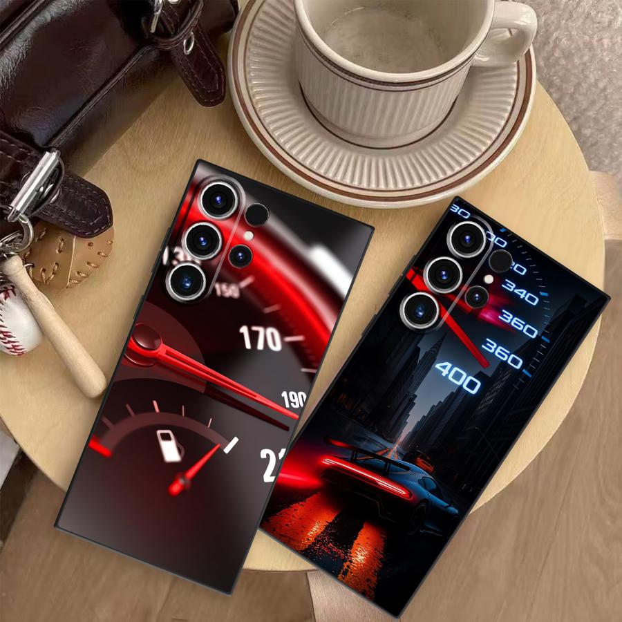 Red Car Gauge Case for Samsung - Phone Cases Red recension och pris