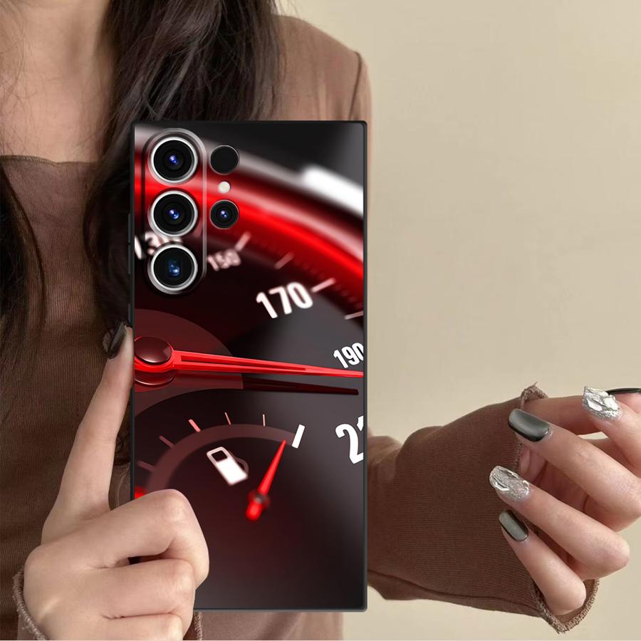 Red Car Gauge Case for Samsung - Phone Cases Red recension och pris