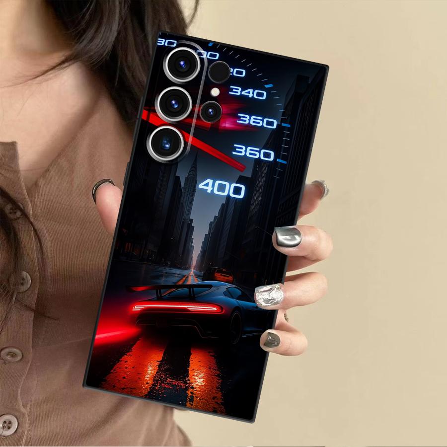 Red Car Gauge Case for Samsung - Phone Cases Red recension och pris