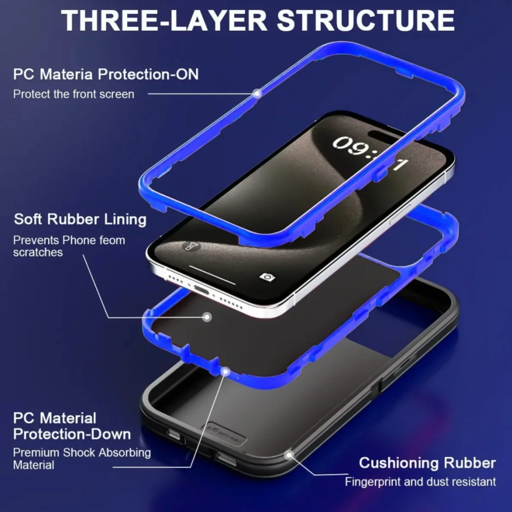 3IN1 Military Grade Heavy Armo - Military Grade Case recension och pris