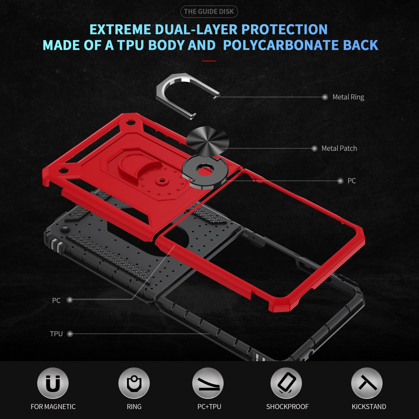 Military-grade Shockproof Phon - Military Grade Case recension och pris