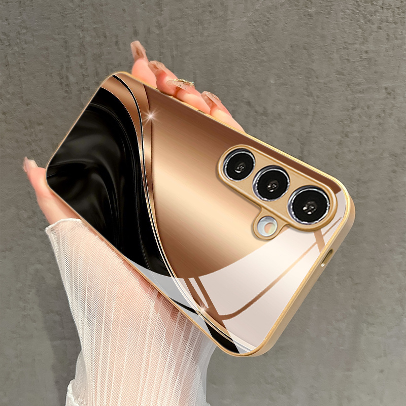 Brown-black elegant satin curv - Phone Cases Brown recension och pris