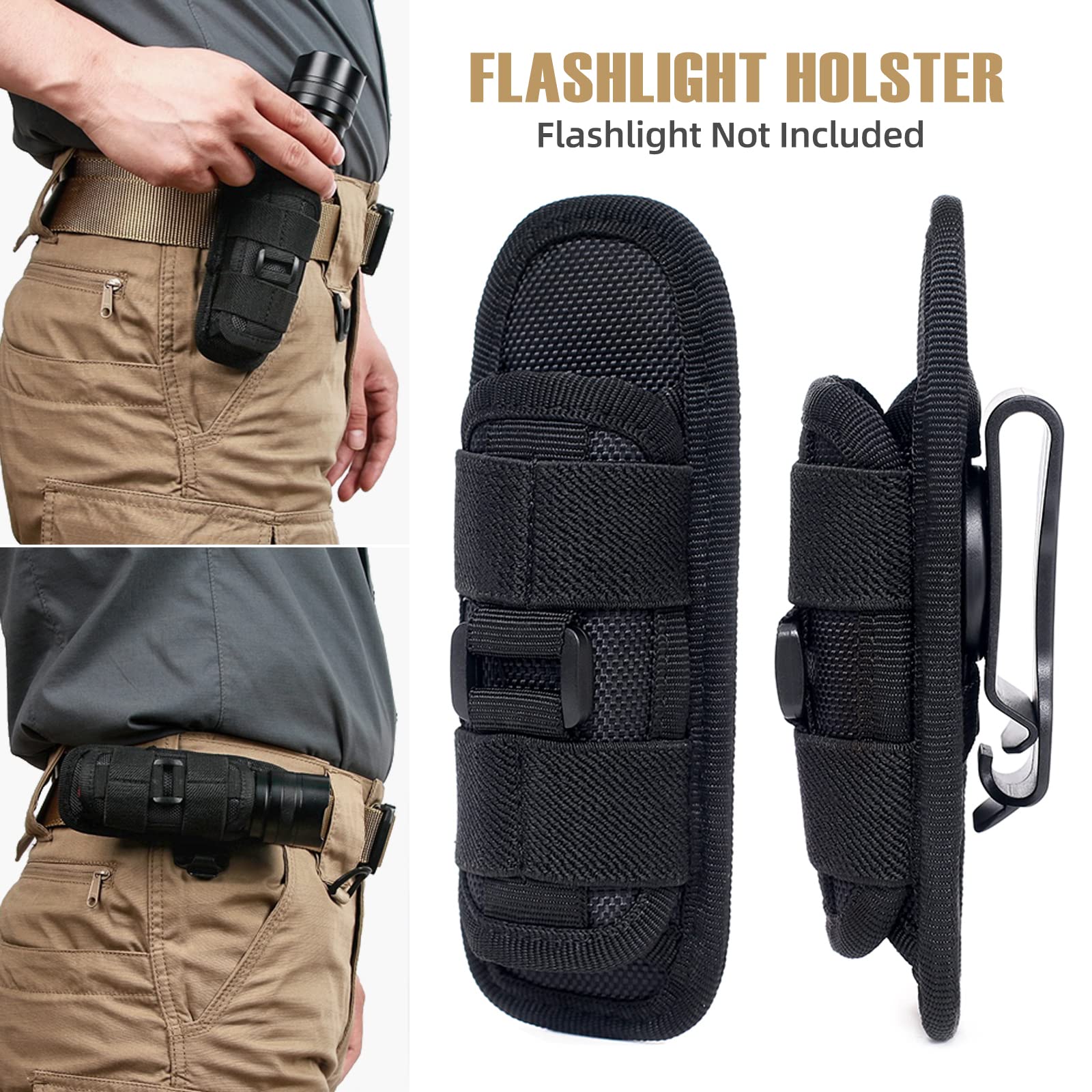 Tactical Flashlight Cover Nylo - Military Grade Case recension och pris