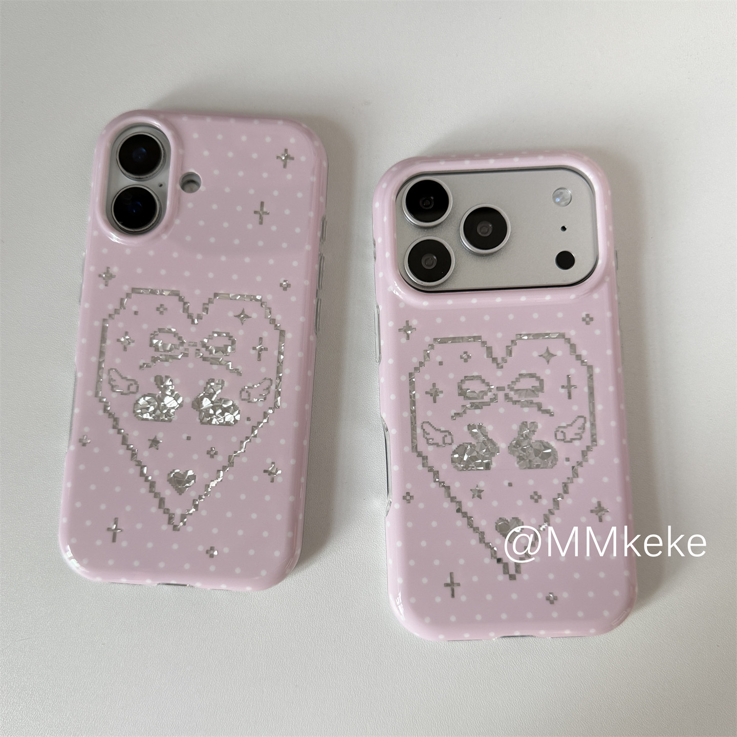 Korean Ins Pink Sweet Girl Rab - Phone Cases Cool Girl recension och pris