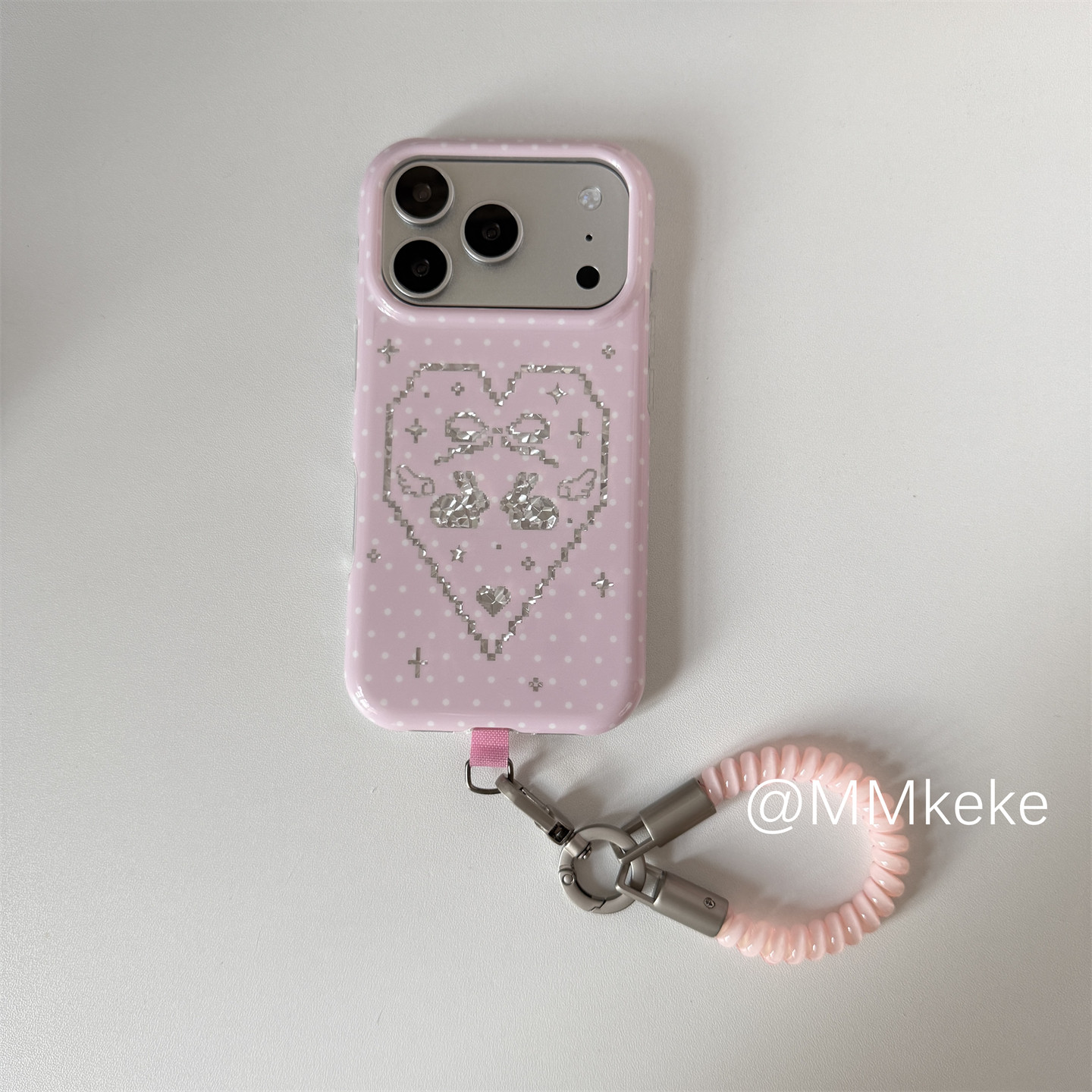 Korean Ins Pink Sweet Girl Rab - Phone Cases Cool Girl recension och pris
