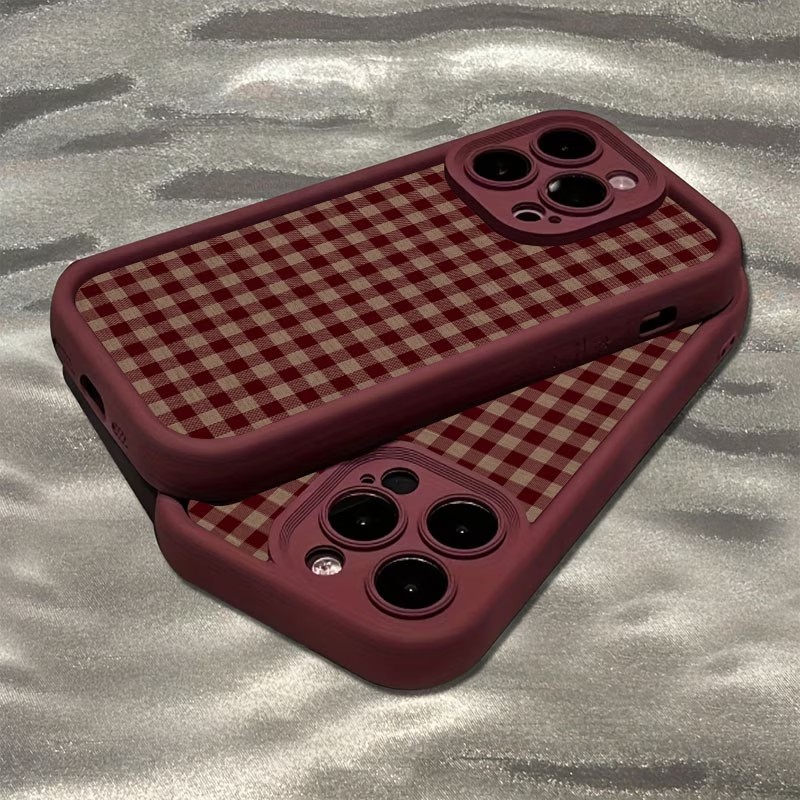 Wine Red Vintage Red-Brown Pla - Phone Cases Brown recension och pris