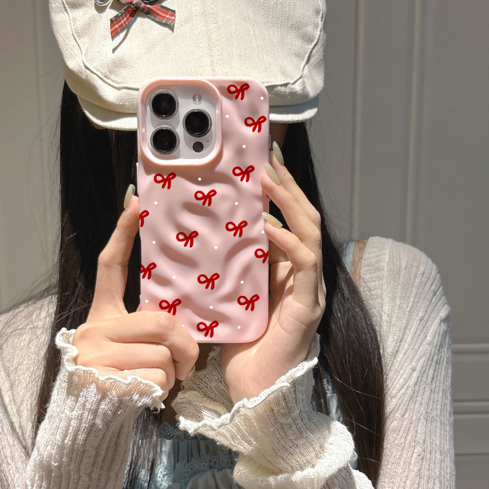 3D Water Ripple Red Heart Prin - Phone Cases Red recension och pris