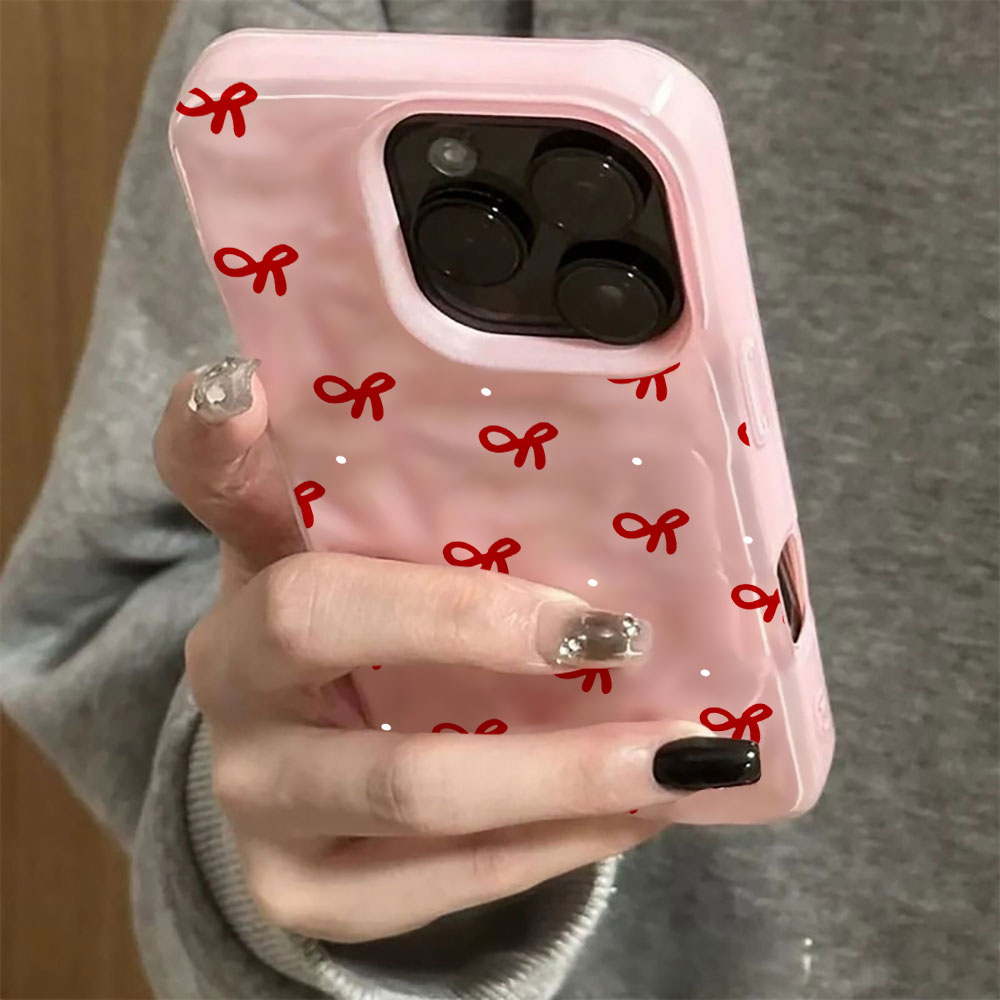 3D Water Ripple Red Heart Prin - Phone Cases Red recension och pris