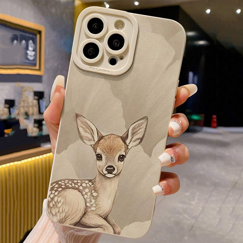 For Xiaomi 15T Case Deer Paint - Phone Cases Brown recension och pris