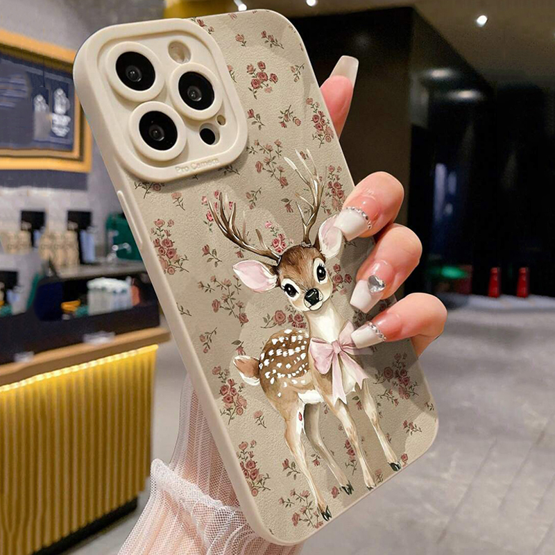 For Xiaomi 15T Case Deer Paint - Phone Cases Brown recension och pris