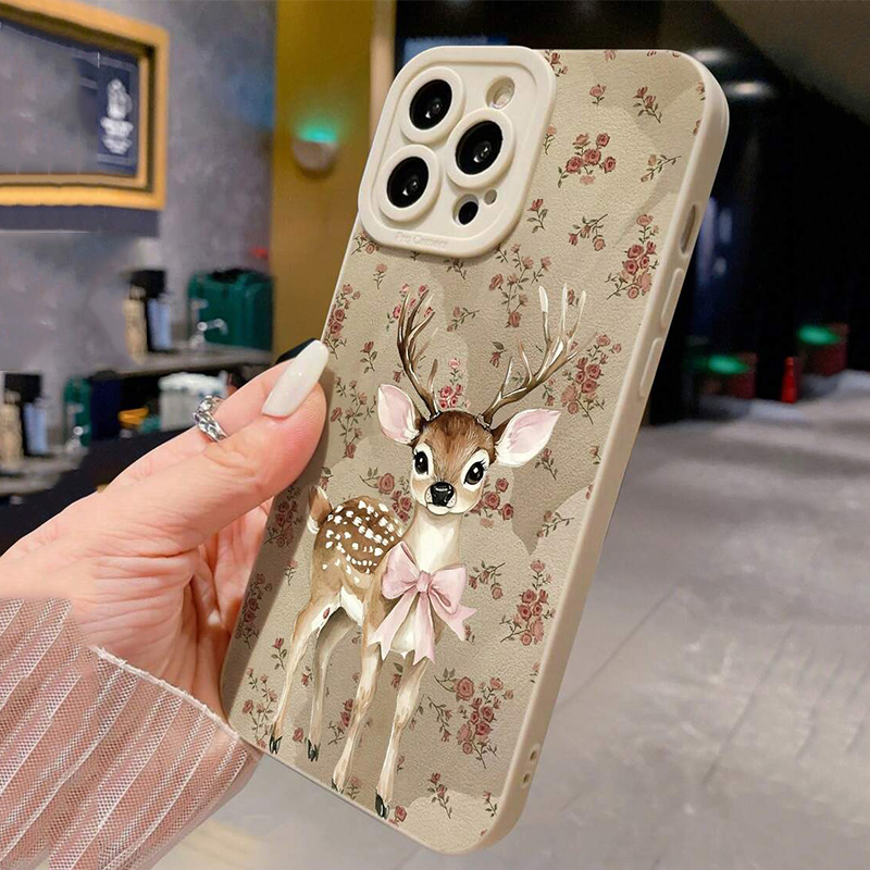 For Xiaomi 15T Case Deer Paint - Phone Cases Brown recension och pris
