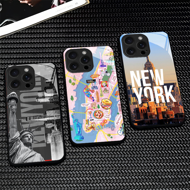 NYC New York City Glass Phone  - Phone Cases York recension och pris