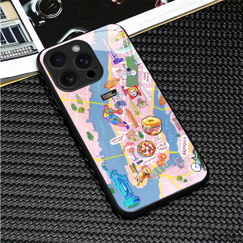 NYC New York City Glass Phone  - Phone Cases York recension och pris