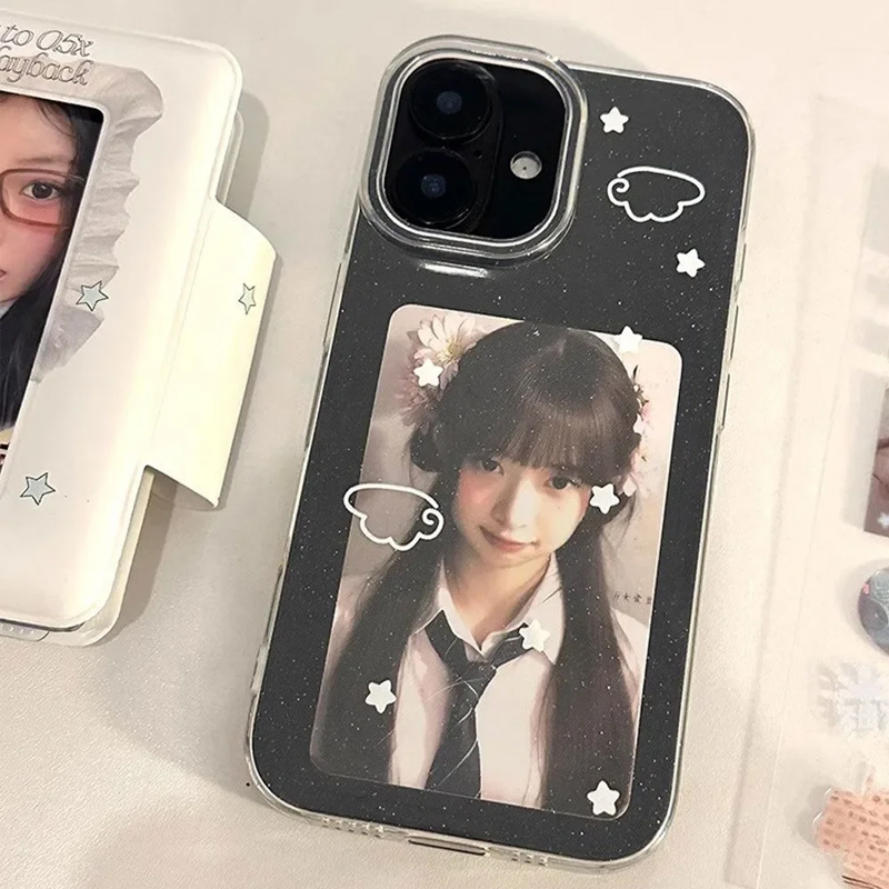 Korean INS Cute White Star Win - Phone Cases Y2K recension och pris