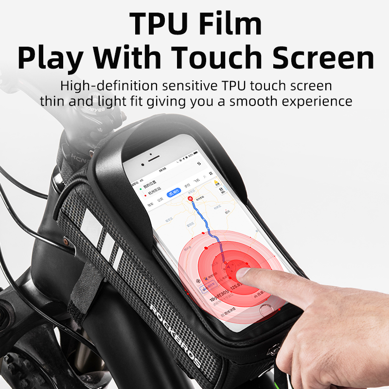 ROCKBROS Bicycle Bag 6.0 Inch  - Phone Cases Under $20 recension och pris