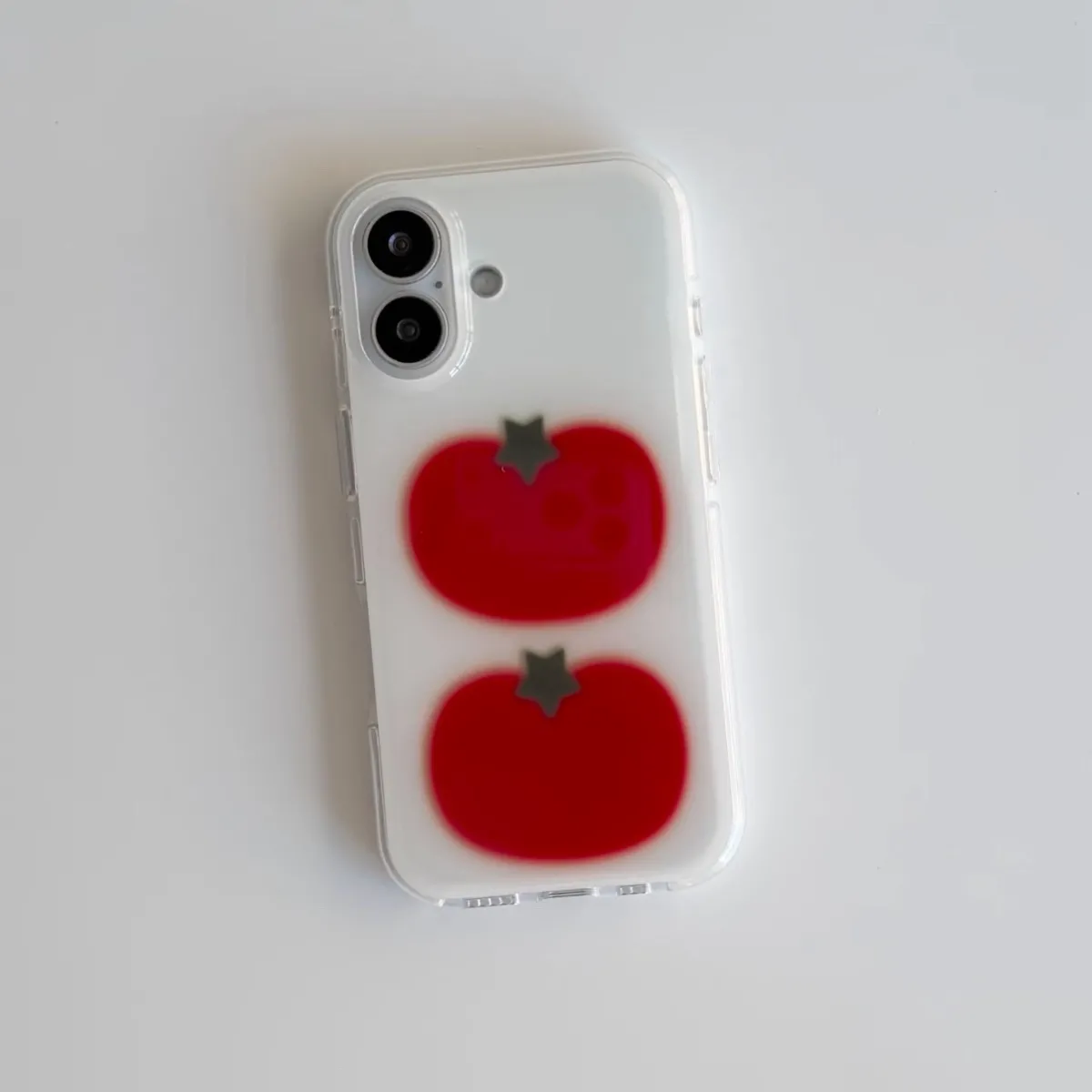 Korean Ins Two Ted Tomato Cart - Phone Cases Y2K recension och pris