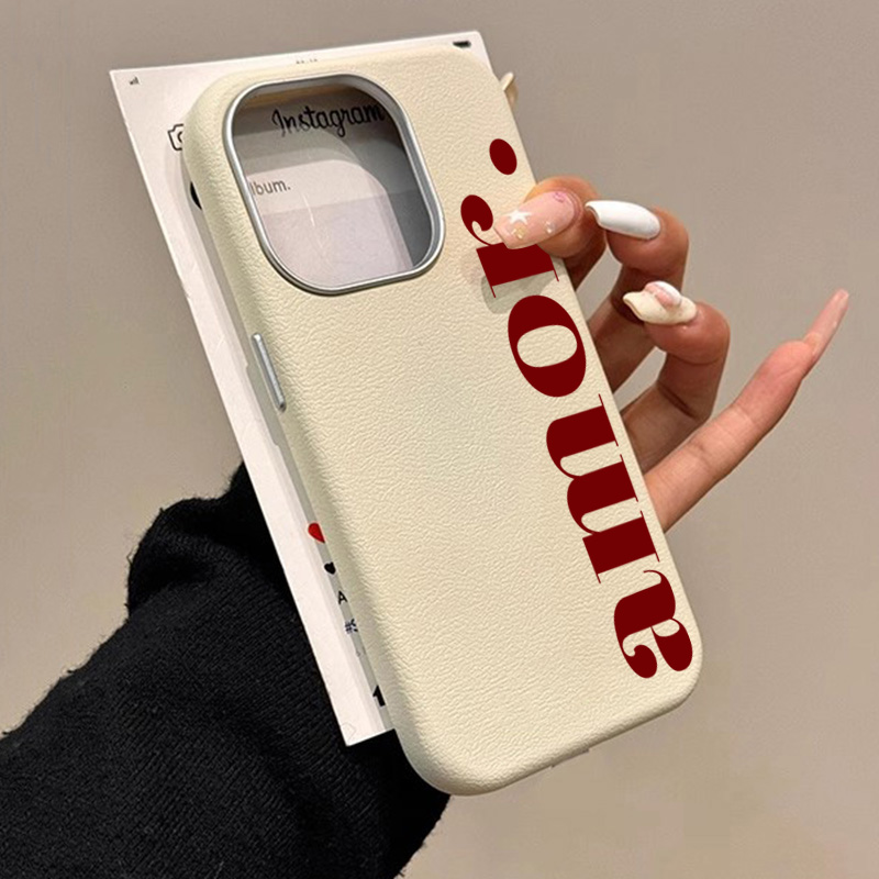 The Red Artistic Letter Lichee - Phone Cases Red recension och pris