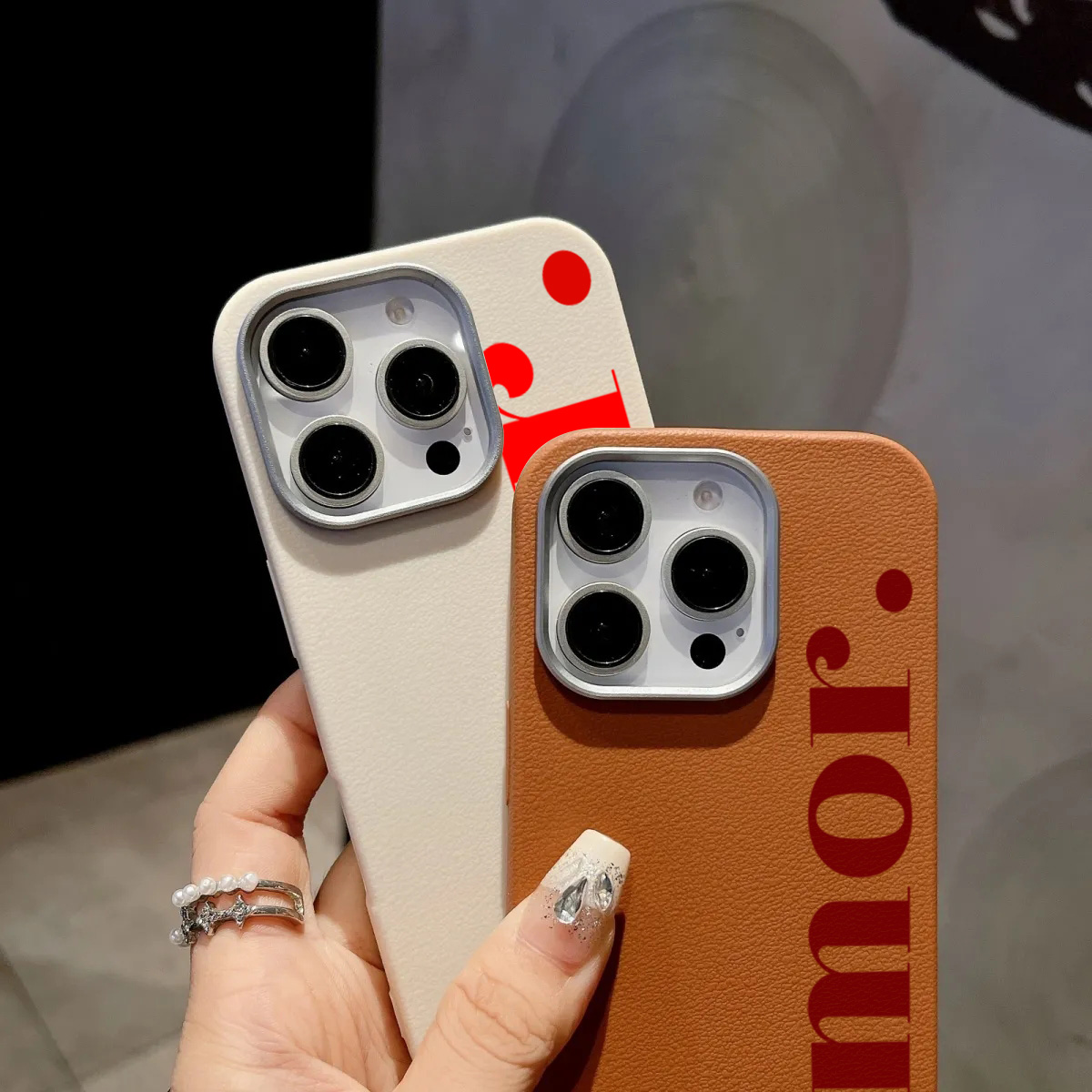 The Red Artistic Letter Lichee - Phone Cases Red recension och pris