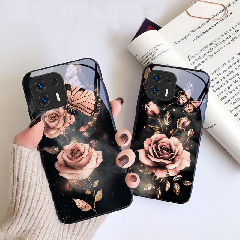 Butterfly Love Pink Rose For M - Phone Cases Motorola recension och pris