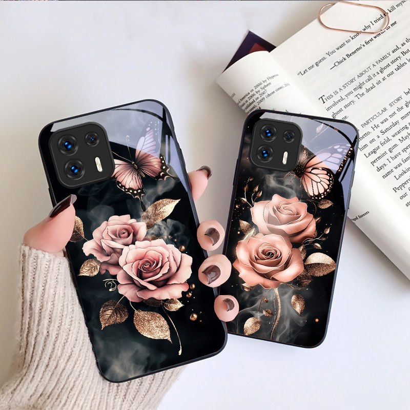 Butterfly Love Pink Rose For M - Phone Cases Motorola recension och pris