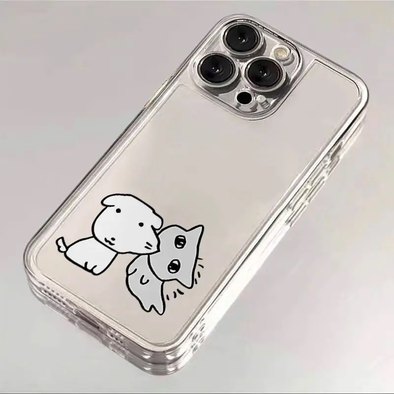 New Korean Ins Cute Puppy Cat  - Phone Cases Y2K recension och pris