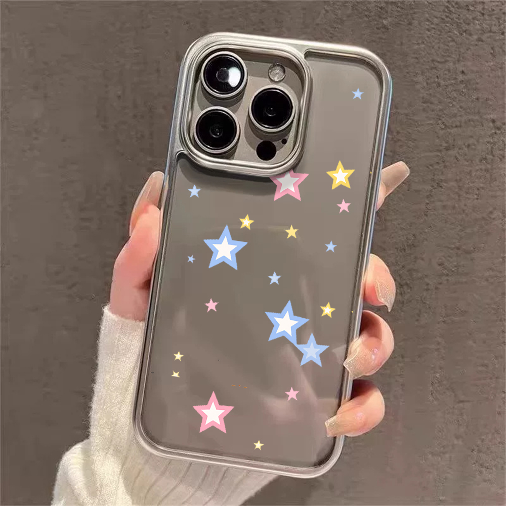 Y2K Stars Fashion Clear Cases  - Phone Cases Y2K recension och pris