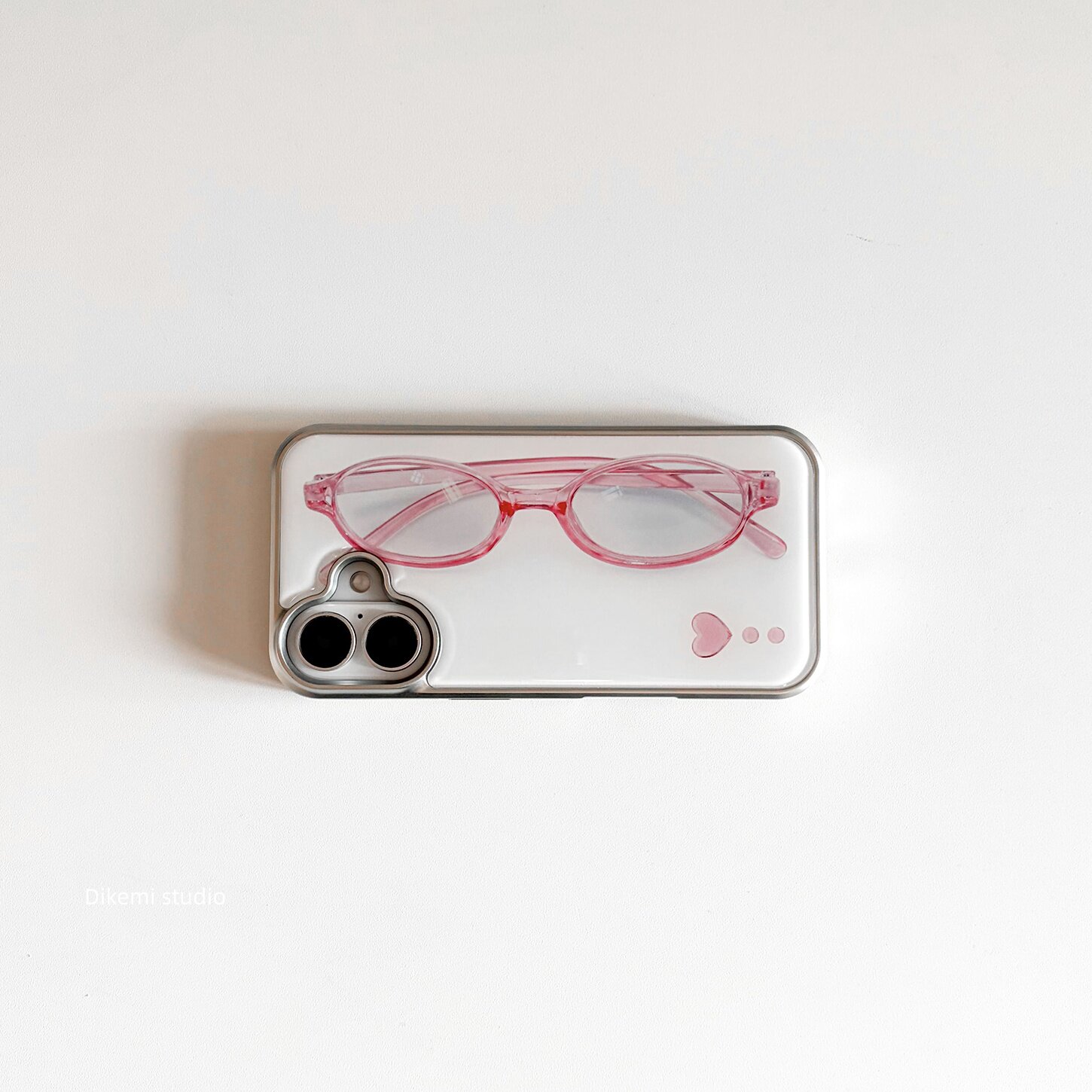 Korean ins Girl Heart Pink Gla - Phone Cases Cool Girl recension och pris