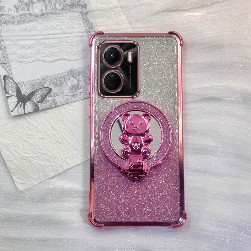 Heart Bear Glitter Phone Holde - Vivo Y28 recension och pris