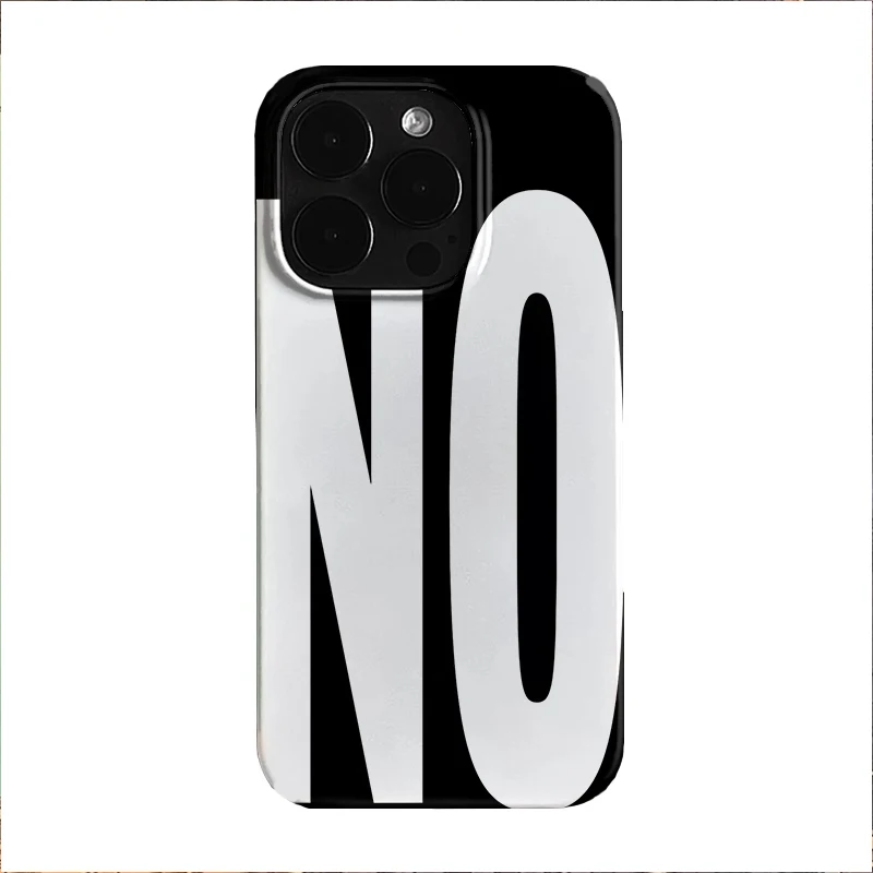 NO and YES Personalized Art Bl - Phone Cases Y2K recension och pris
