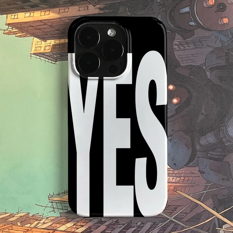 NO and YES Personalized Art Bl - Phone Cases Y2K recension och pris