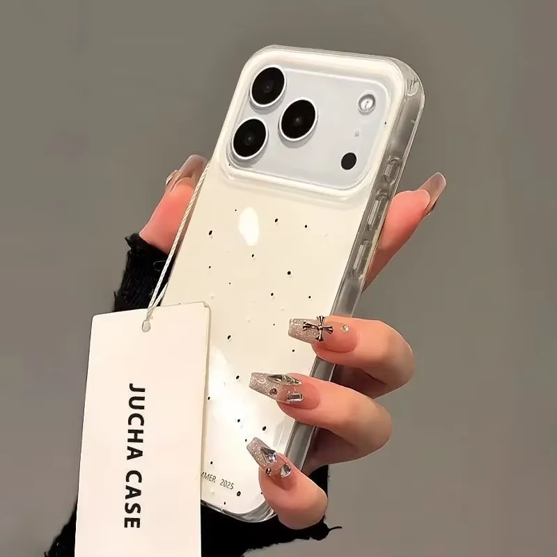 Simple Korean-Style White spla - Phone Cases Y2K recension och pris