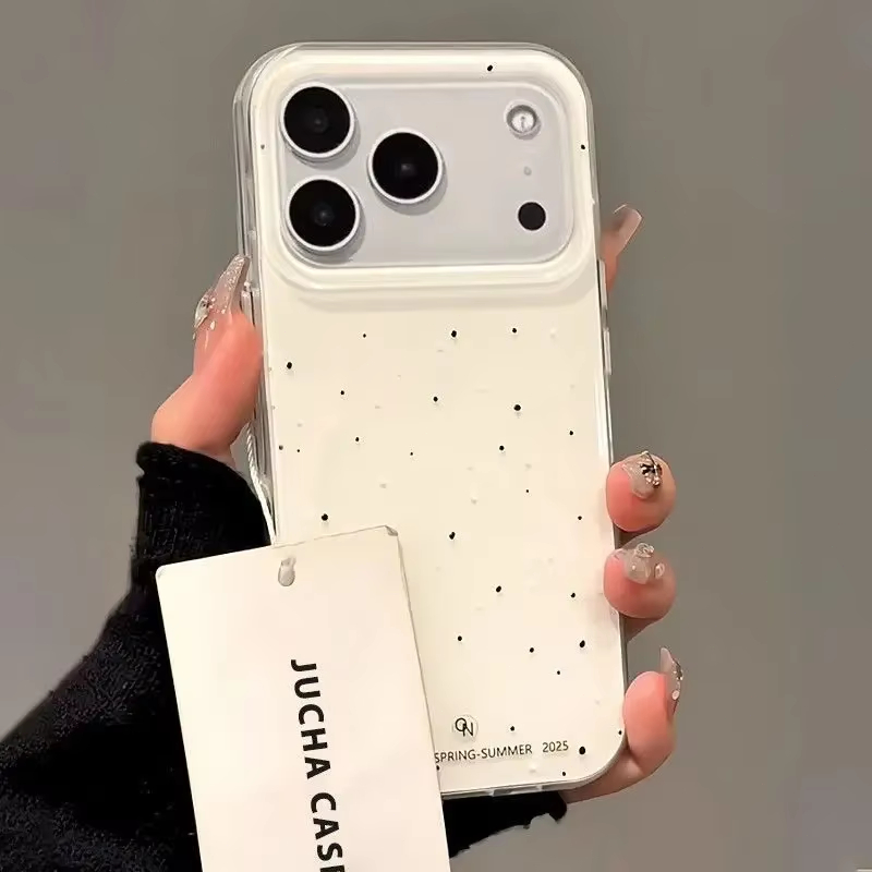 Simple Korean-Style White spla - Phone Cases Y2K recension och pris
